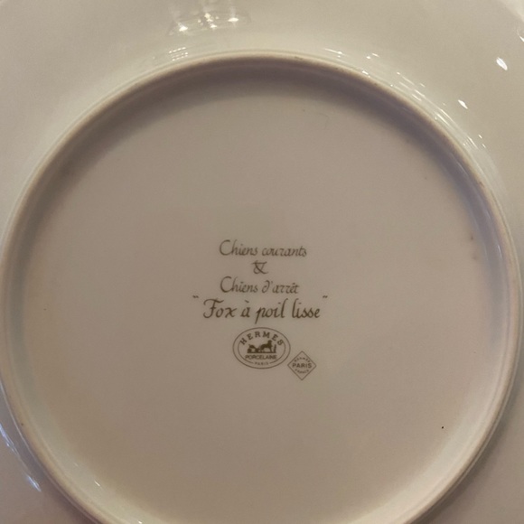 Two Hermes Limoges plates - Picture 7 of 9